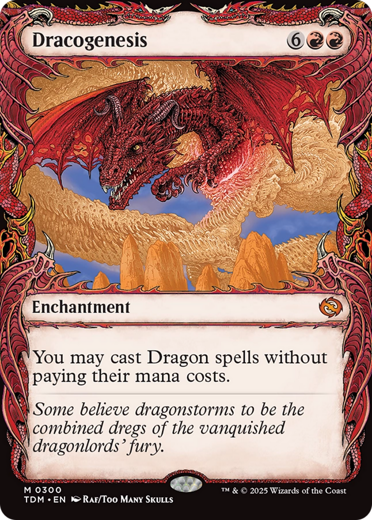 Dracogenesis (0300) (Showcase) (300) [Tarkir: Dragonstorm] foil - Deck Out Gaming
