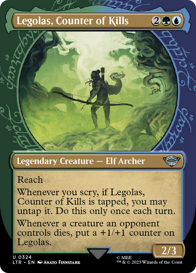 Legolas, Counter of Kills (Showcase) (324) [The Lord of the Rings: Tales of Middle-earth] - Deck Out Gaming