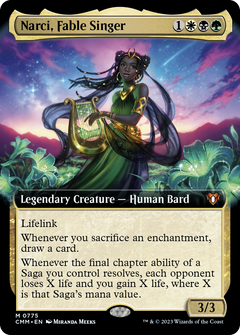 Narci, Fable Singer (Extended Art) (775) [Commander Masters] - Deck Out Gaming