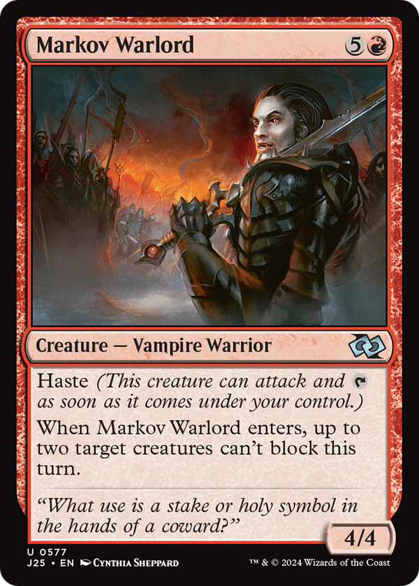 Markov Warlord (577) [Foundations Jumpstart] - Deck Out Gaming