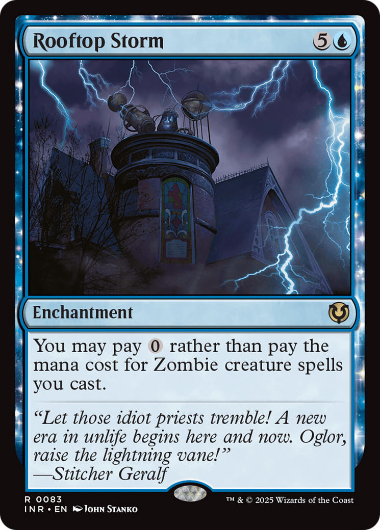 Rooftop Storm (83) [Innistrad Remastered] foil - Deck Out Gaming