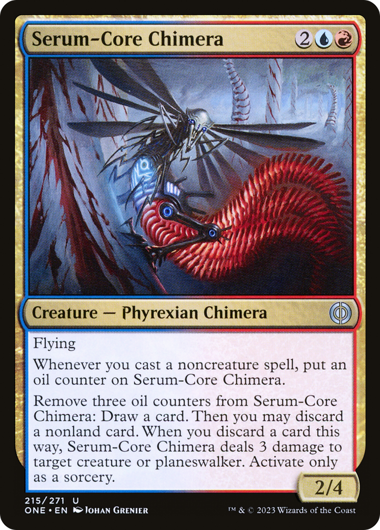 Serum-Core Chimera (215) [Phyrexia: All Will Be One] - Deck Out Gaming