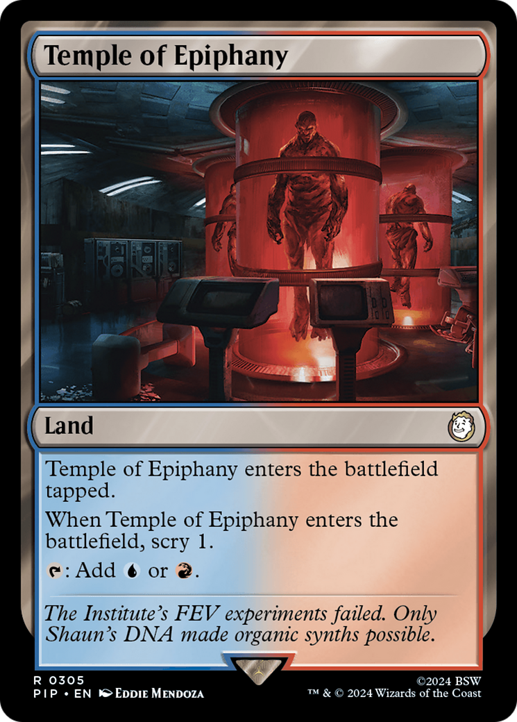 Temple of Epiphany (305) [Fallout] foil - Deck Out Gaming