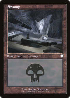 Swamp (34) (Retro Frame) (34) [Commander: The Brothers' War] - Deck Out Gaming
