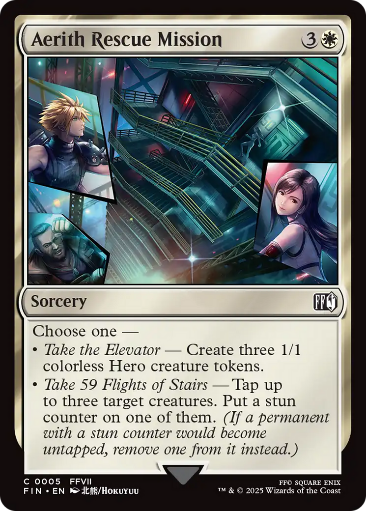 Aerith Rescue Mission (5) [FINAL FANTASY] foil - Deck Out Gaming