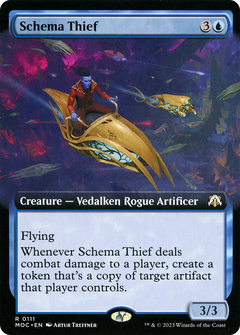 Schema Thief (Extended Art) (111) [March of the Machine Commander] foil - Deck Out Gaming