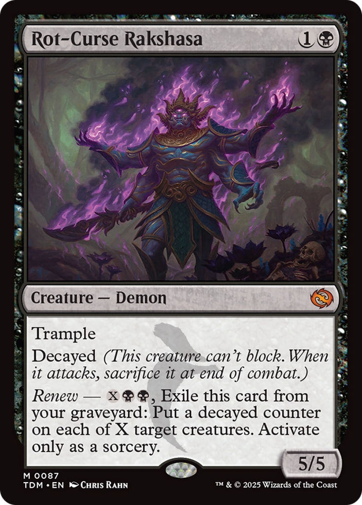 Rot-Curse Rakshasa (87) [Tarkir: Dragonstorm] foil - Deck Out Gaming