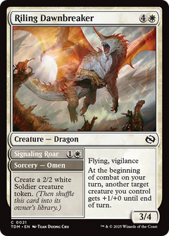 Riling Dawnbreaker (21) [Tarkir: Dragonstorm] - Deck Out Gaming