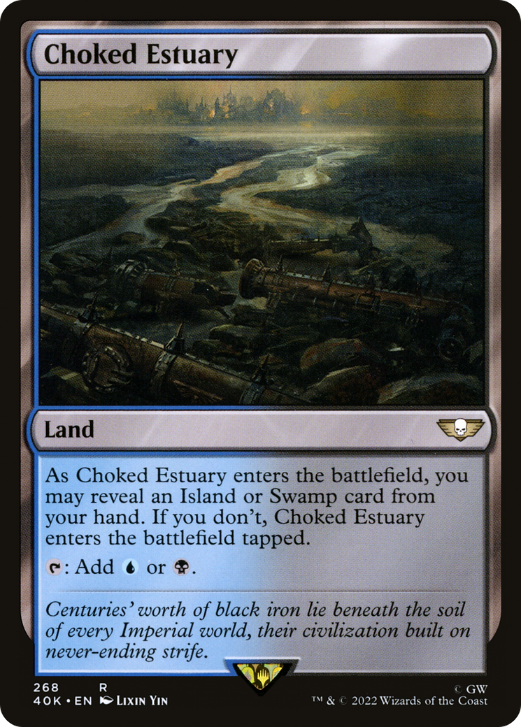 Choked Estuary (268) [Warhammer 40,000 Commander] - Deck Out Gaming