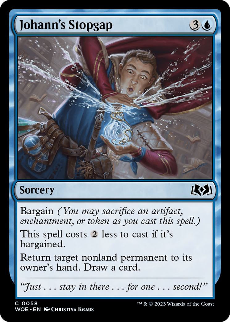 Johann's Stopgap (58) [Wilds of Eldraine] foil - Deck Out Gaming