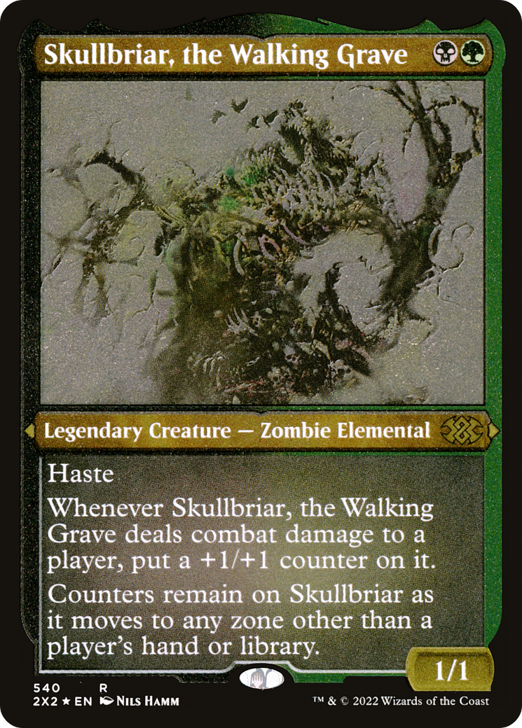 Skullbriar, the Walking Grave (Foil Etched) (540) [Double Masters 2022] foil - Deck Out Gaming