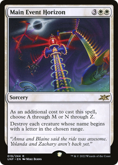Main Event Horizon (19) [Unfinity] - Deck Out Gaming