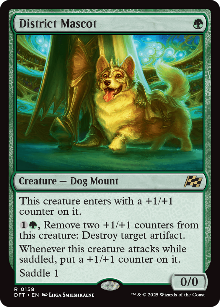 District Mascot (158) [Aetherdrift] foil - Deck Out Gaming