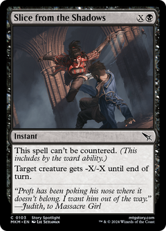 Slice from the Shadows (103) [Murders at Karlov Manor] foil - Deck Out Gaming
