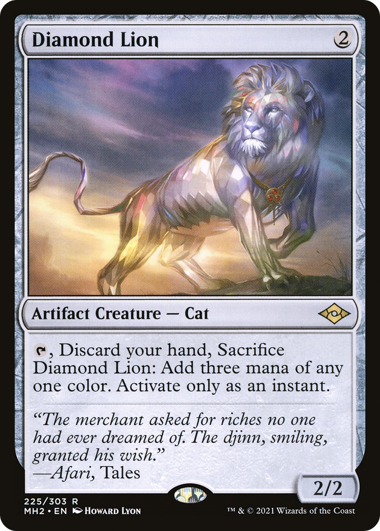 Diamond Lion (225) [Modern Horizons 2] foil - Deck Out Gaming