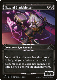 Nezumi Bladeblesser (Showcase) (318) [Kamigawa: Neon Dynasty] - Deck Out Gaming