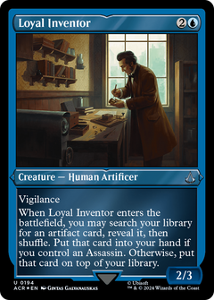 Loyal Inventor (194) [Assassin's Creed] etched - Deck Out Gaming