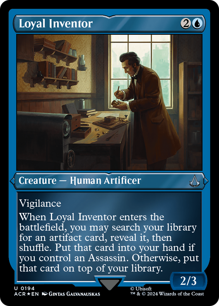 Loyal Inventor (194) [Assassin's Creed] etched - Deck Out Gaming