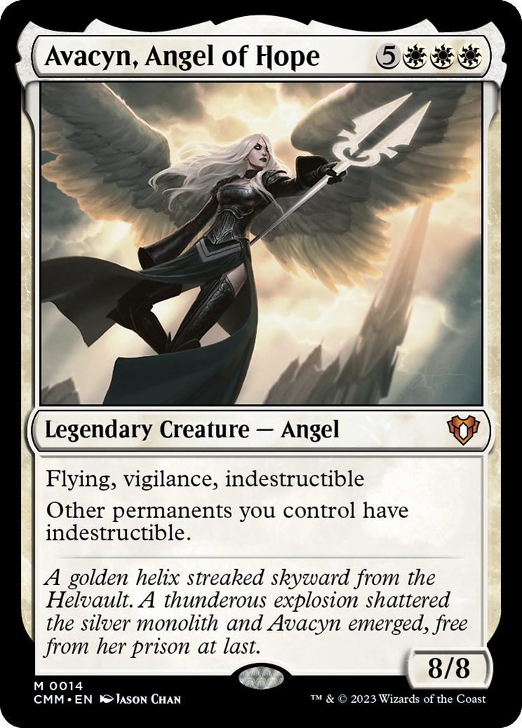Avacyn, Angel of Hope (14) [Commander Masters] foil - Deck Out Gaming