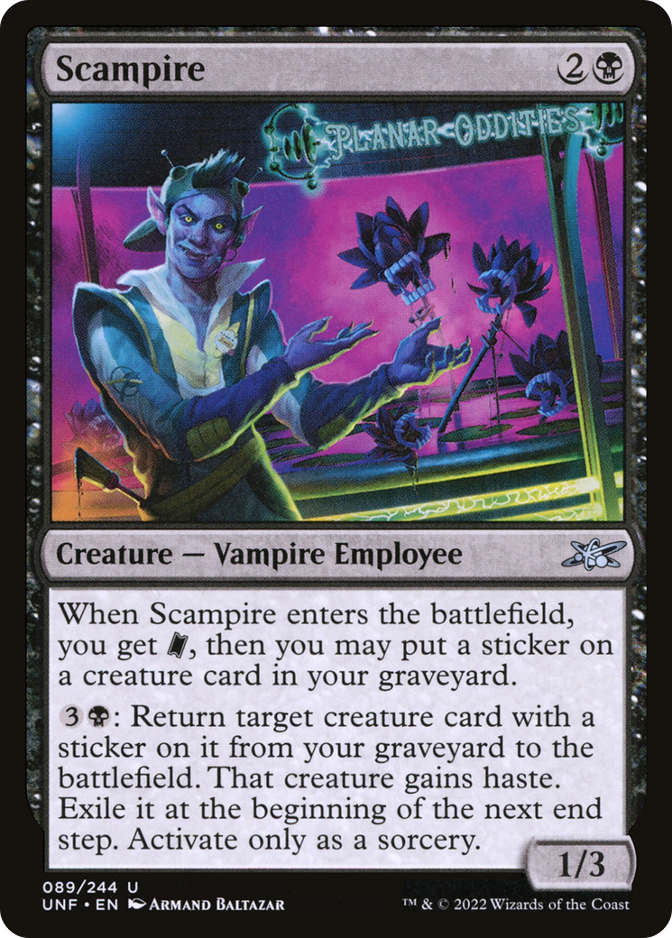 Scampire (89) [Unfinity] foil - Deck Out Gaming