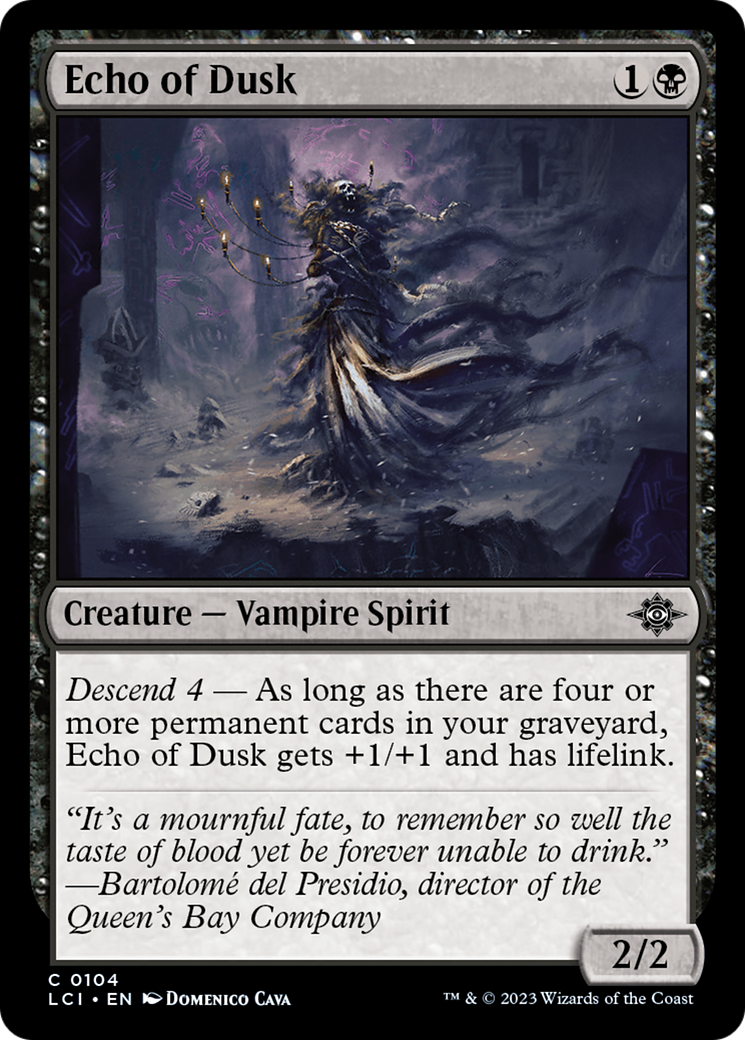 Echo of Dusk (104) [The Lost Caverns of Ixalan] foil - Deck Out Gaming