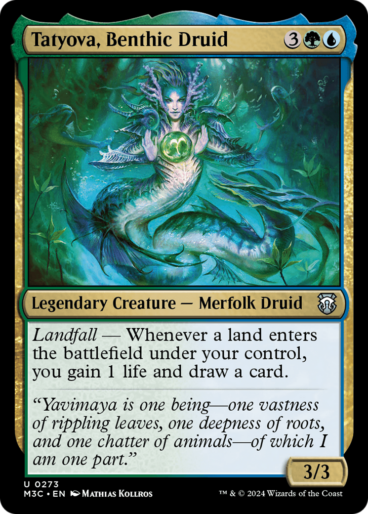 Tatyova, Benthic Druid (273) [Modern Horizons 3 Commander] - Deck Out Gaming