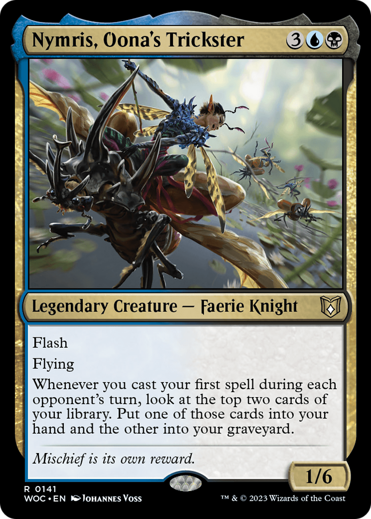 Nymris, Oona's Trickster (141) [Wilds of Eldraine Commander] - Deck Out Gaming