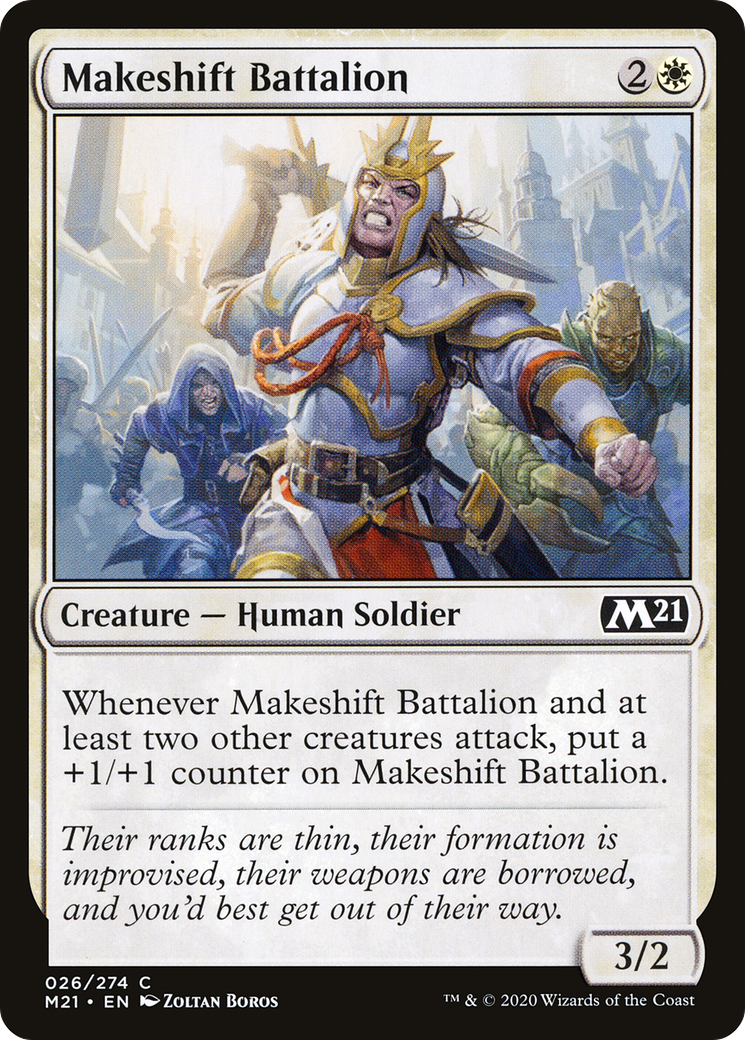 Makeshift Battalion (26) [Core Set 2021] - Deck Out Gaming