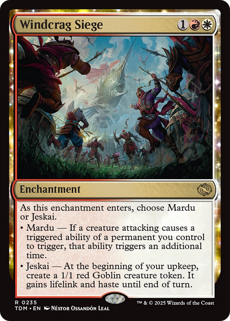 Windcrag Siege (235) [Tarkir: Dragonstorm] foil - Deck Out Gaming