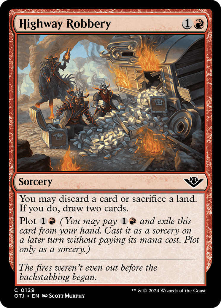 Highway Robbery (129) [Outlaws of Thunder Junction] foil - Deck Out Gaming