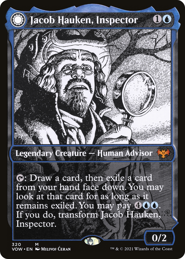 Jacob Hauken, Inspector (Showcase) (320) [Innistrad: Crimson Vow] foil - Deck Out Gaming