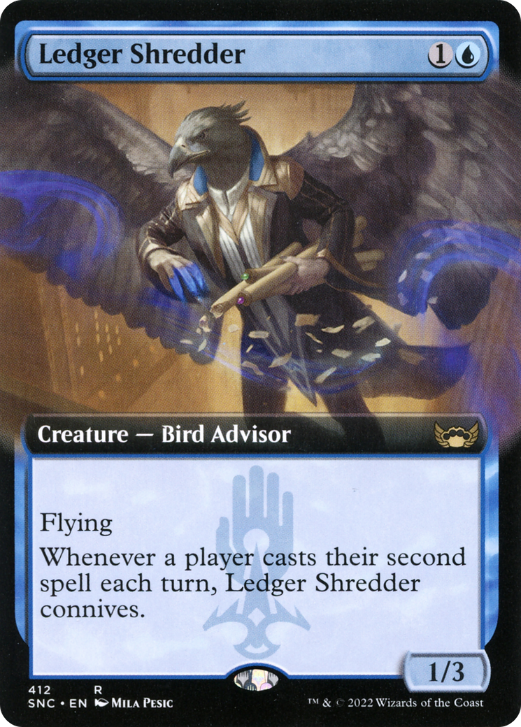 Ledger Shredder (Extended Art) (412) [Streets of New Capenna] - Deck Out Gaming