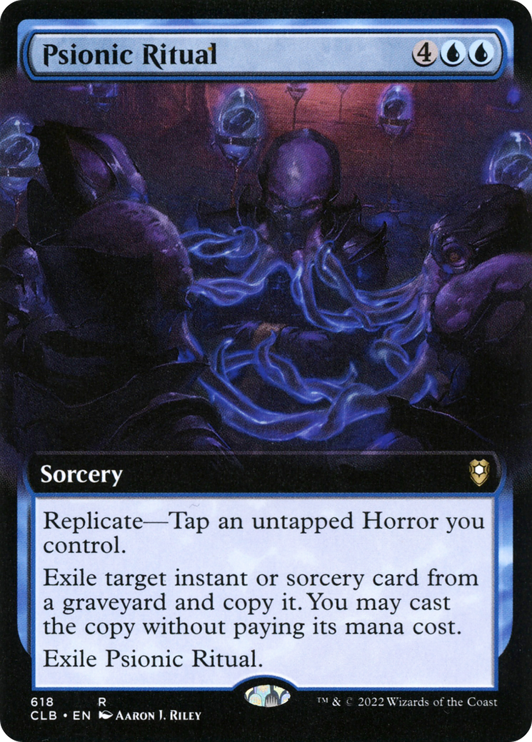 Psionic Ritual (Extended Art) (618) [Commander Legends: Battle for Baldur's Gate] - Deck Out Gaming