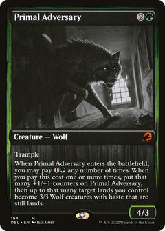 Primal Adversary (194) [Innistrad: Double Feature] foil - Deck Out Gaming