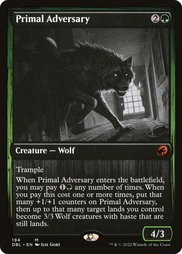 Primal Adversary (194) [Innistrad: Double Feature] - Deck Out Gaming