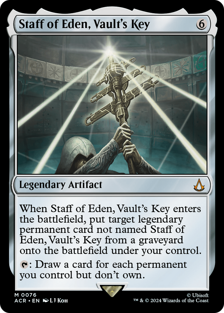 Staff of Eden, Vault's Key (76) [Assassin's Creed] - Deck Out Gaming