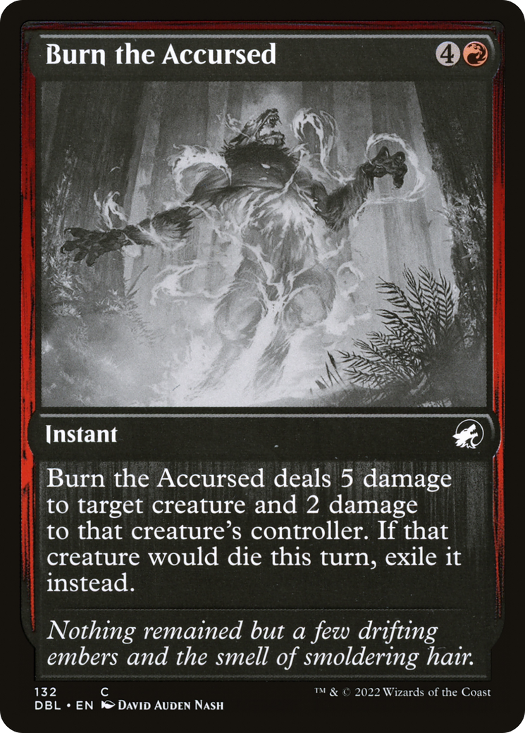 Burn the Accursed (132) [Innistrad: Double Feature] foil - Deck Out Gaming