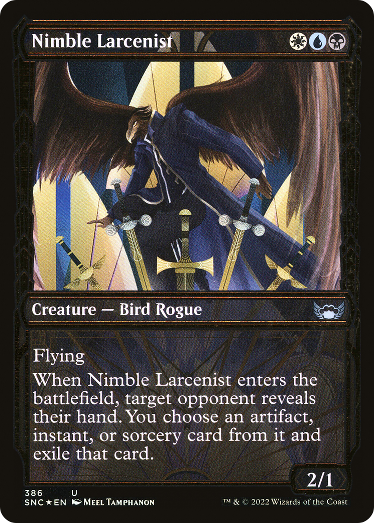 Nimble Larcenist (Gilded Foil) (386) [Streets of New Capenna] foil - Deck Out Gaming