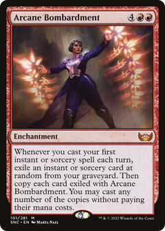 Arcane Bombardment (101) [Streets of New Capenna] foil - Deck Out Gaming
