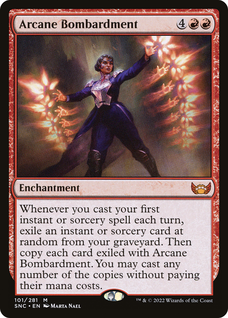Arcane Bombardment (101) [Streets of New Capenna] foil - Deck Out Gaming