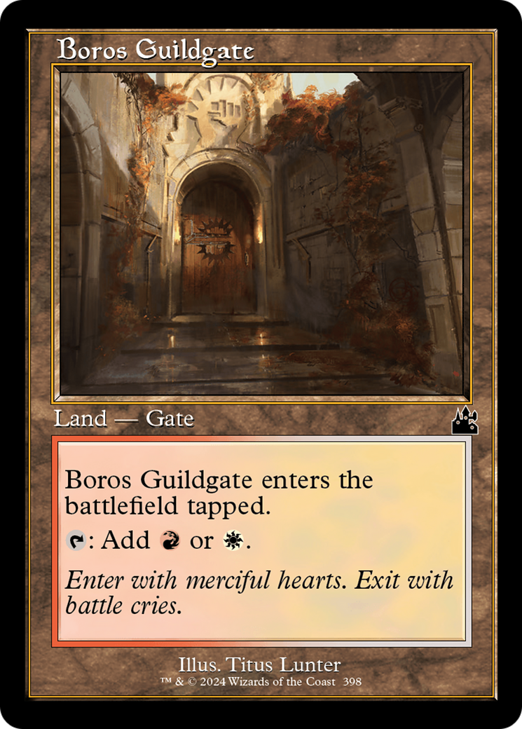 Boros Guildgate (Retro Frame) (398) [Ravnica Remastered] foil - Deck Out Gaming