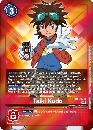 Taiki Kudo (Box Topper) (BT10-087) [Xros Encounter] Foil - Deck Out Gaming