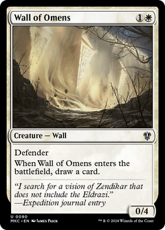 Wall of Omens (90) [Murders at Karlov Manor Commander] - Deck Out Gaming