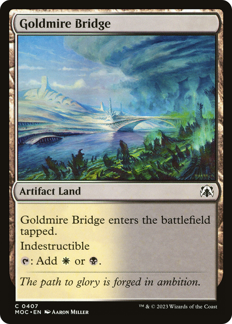 Goldmire Bridge (407) [March of the Machine Commander] - Deck Out Gaming