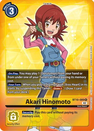 Akari Hinomoto (Box Topper) (BT10-089) [Xros Encounter] Foil - Deck Out Gaming