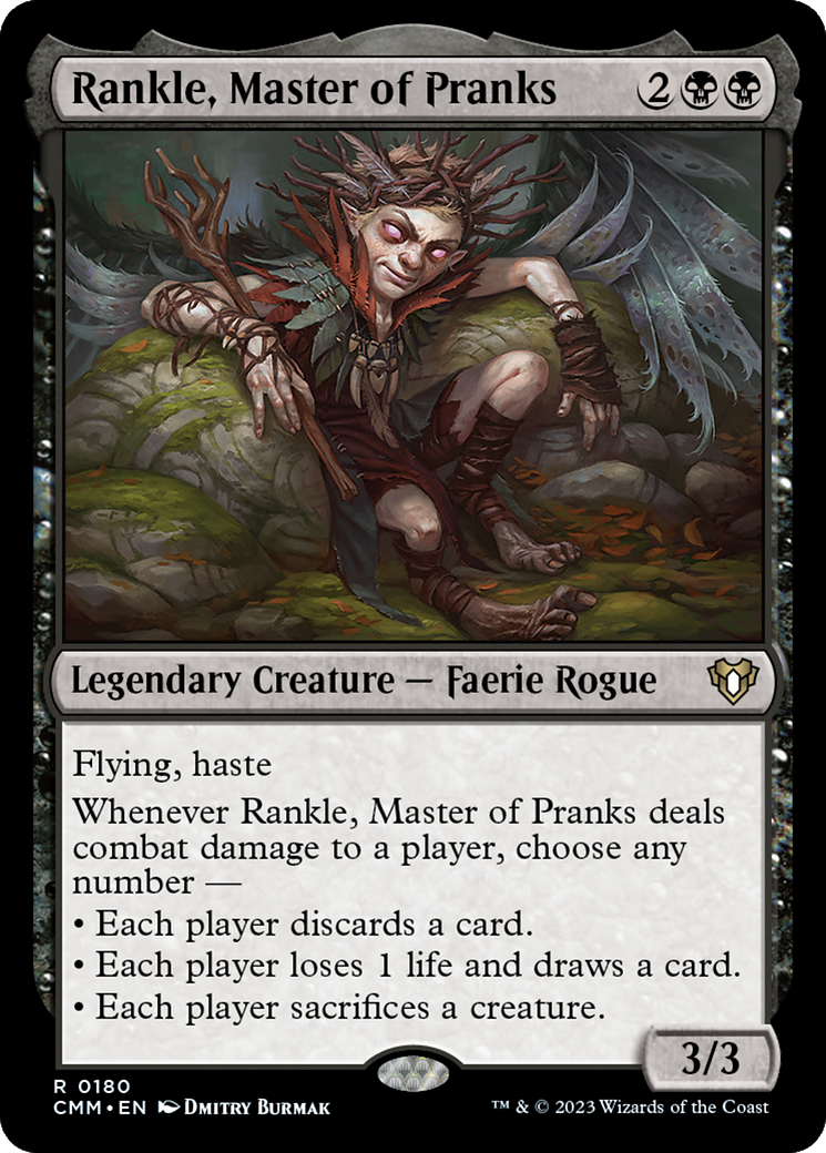 Rankle, Master of Pranks (180) [Commander Masters] foil - Deck Out Gaming