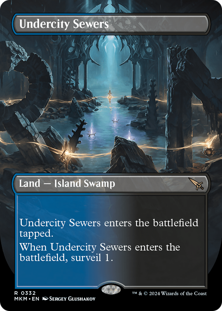 Undercity Sewers (Borderless) (332) [Murders at Karlov Manor] foil - Deck Out Gaming