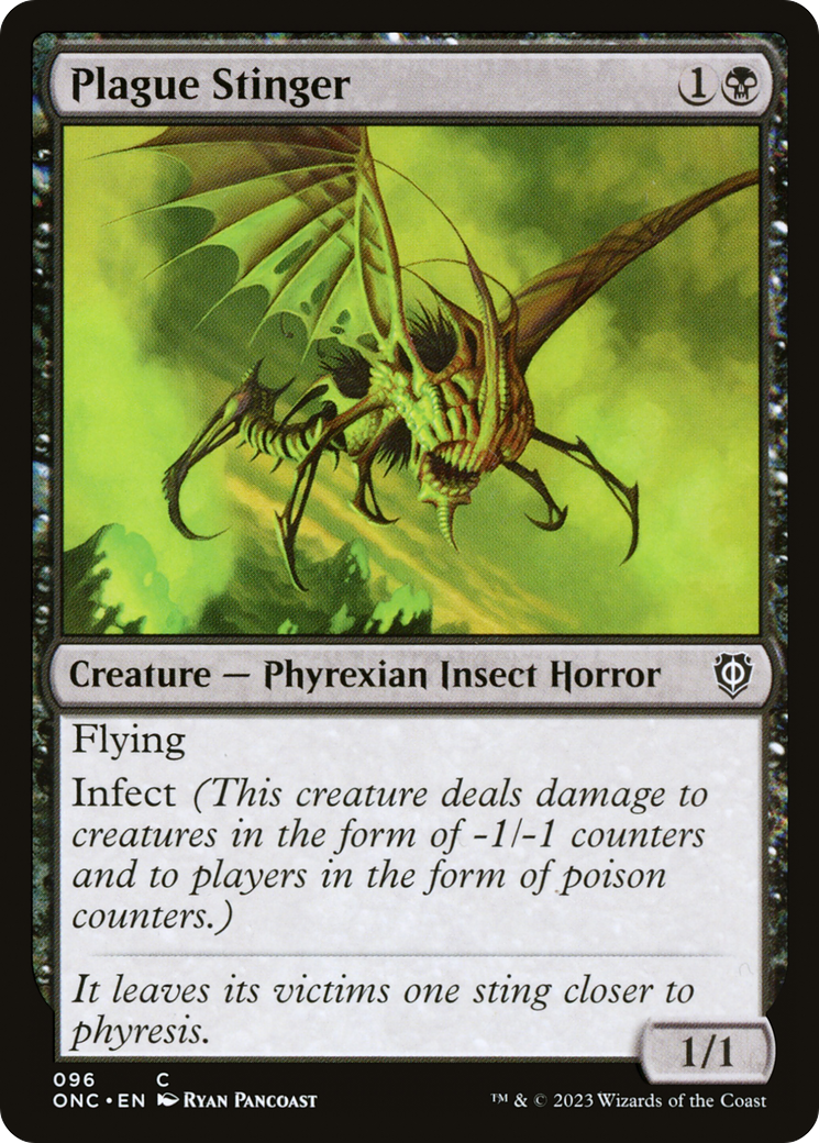 Plague Stinger (96) [Commander: Phyrexia: All Will Be One] - Deck Out Gaming