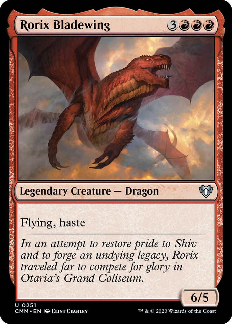 Rorix Bladewing (251) [Commander Masters] foil - Deck Out Gaming