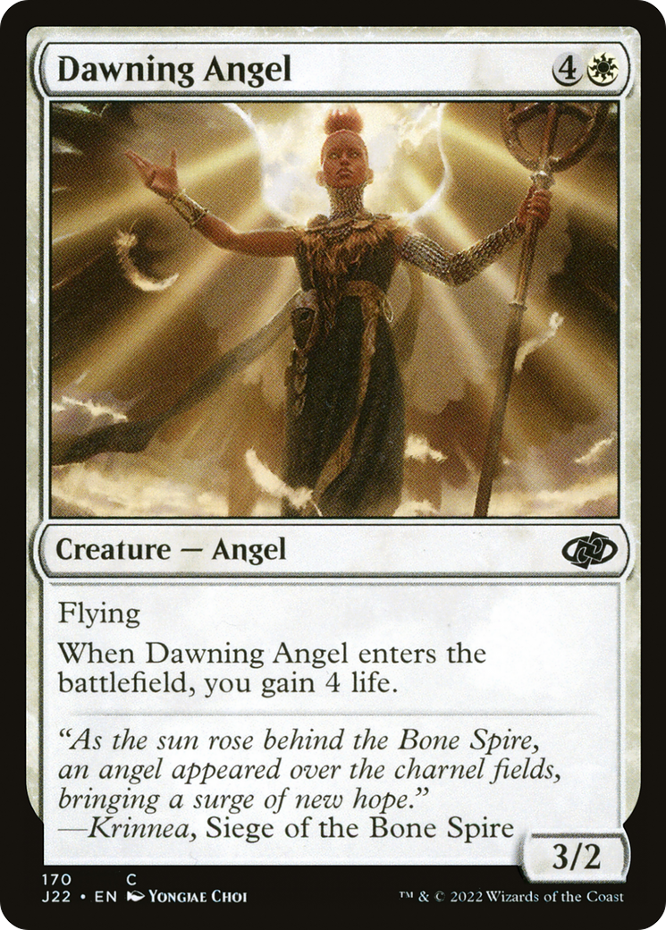 Dawning Angel (170) [Jumpstart 2022] - Deck Out Gaming